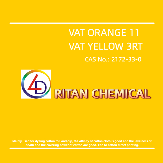 Vat Yellow 3RT (C.I.Vat Orange 11) 100% 