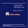 Acid Blue a-2g Acid Blue 40 100%